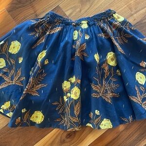 Pink Chicken Gianna Skirt-Navy Poppy
